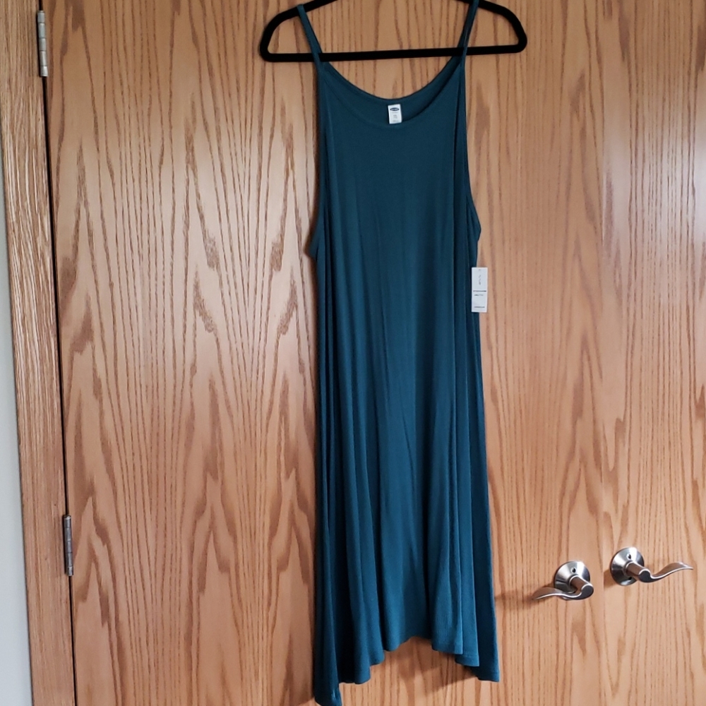 Old Navy green ribbed dress XXL Tall